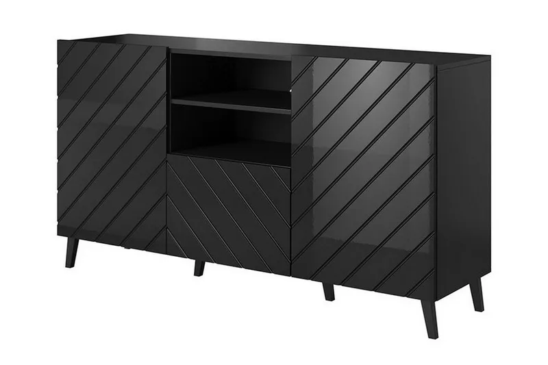 Strontian Byrå 150 cm Scandinavian Choice Black - Förvaring - Klädförvaring - Garderob & garderobssystem - Klädskåp & fristående garderob