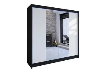 Talin Garderob 180x58x215 cm - Vit - Förvaring - Klädförvaring - Garderob & garderobssystem - Klädskåp & fristående garderob