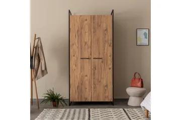Witonia Garderob 104x52 cm - Natur - Förvaring - Klädförvaring - Garderob & garderobssystem - Klädskåp & fristående garderob