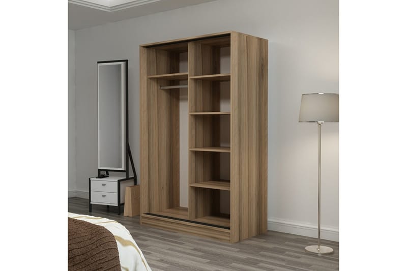 Fruitland Garderob 120 cm - Ek - Förvaring - Klädförvaring - Garderob & garderobssystem