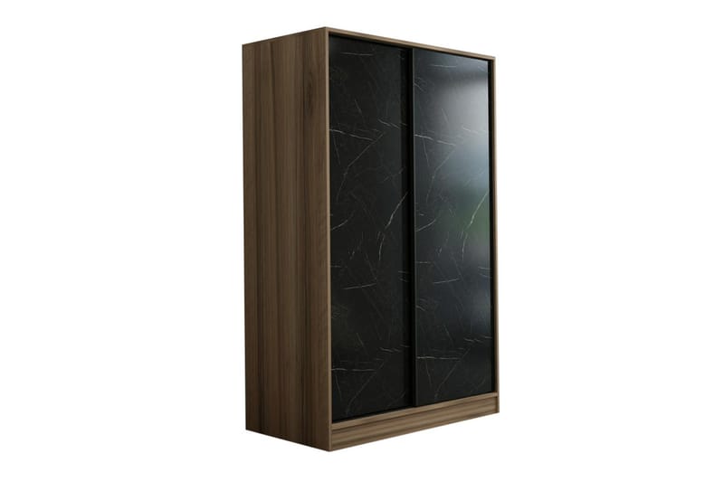Fruitland Garderob 120 cm - Svart/Brun - Förvaring - Klädförvaring - Garderob & garderobssystem