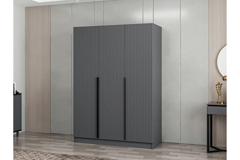 Fruitland Garderob 135 cm - Antracit - Förvaring - Klädförvaring - Garderob & garderobssystem