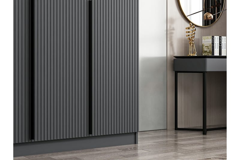 Fruitland Garderob 135 cm - Antracit - Förvaring - Klädförvaring - Garderob & garderobssystem