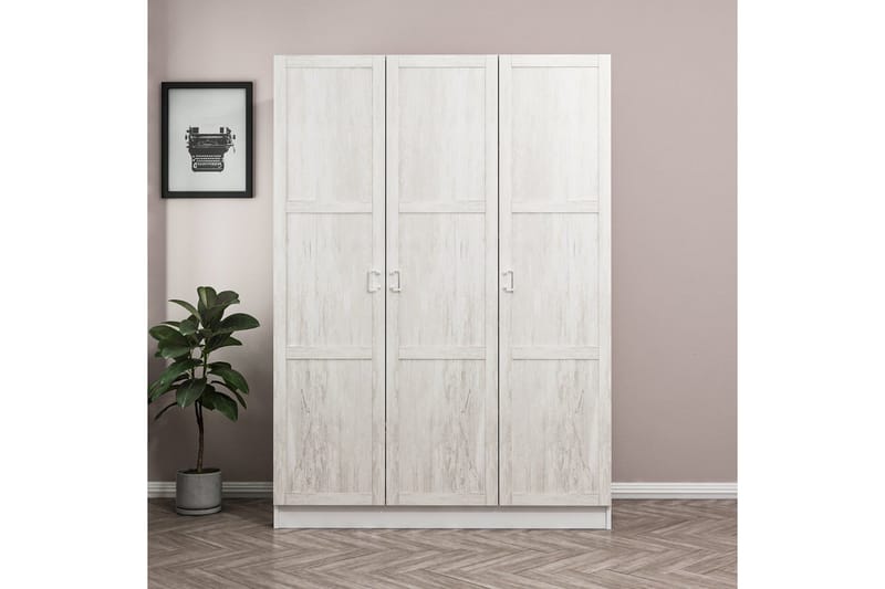 Fruitland Garderob 135 cm - Beige - Förvaring - Klädförvaring - Garderob & garderobssystem