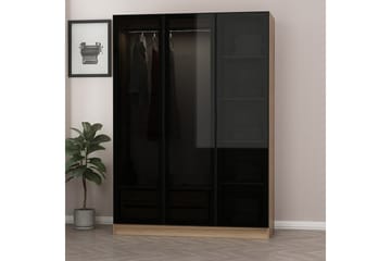 Fruitland Garderob 135 cm - Brun - Förvaring - Klädförvaring - Garderob & garderobssystem