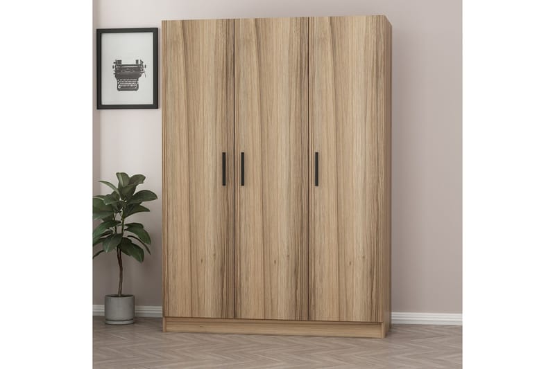 Fruitland Garderob 135 cm - Ek - Förvaring - Klädförvaring - Garderob & garderobssystem