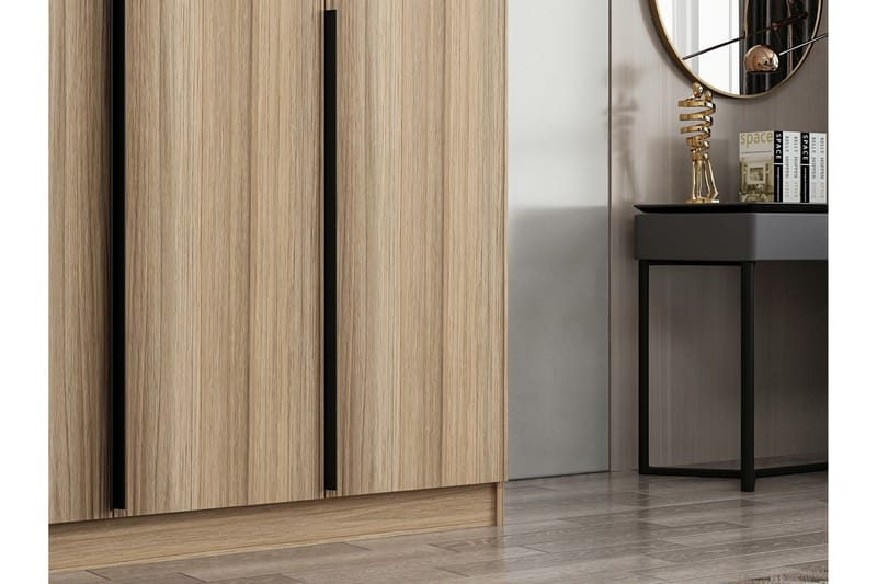 Fruitland Garderob 135 cm - Ek - Förvaring - Klädförvaring - Garderob & garderobssystem