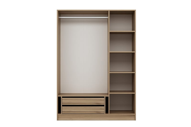 Fruitland Garderob 135 cm - Ek - Förvaring - Klädförvaring - Garderob & garderobssystem