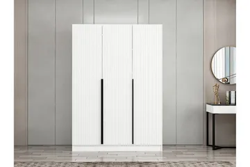 Fruitland Garderob 135 cm - Vit - Förvaring - Klädförvaring - Garderob & garderobssystem