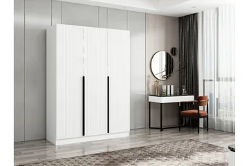 Fruitland Garderob 135 cm - Vit - Förvaring - Klädförvaring - Garderob & garderobssystem