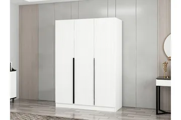 Fruitland Garderob 135 cm - Vit - Förvaring - Klädförvaring - Garderob & garderobssystem