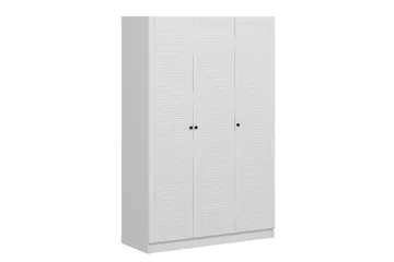 Fruitland Garderob 135 cm - Vit - Förvaring - Klädförvaring - Garderob & garderobssystem