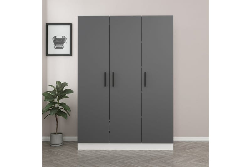 Fruitland Garderob 135 cm - Vit - Förvaring - Klädförvaring - Garderob & garderobssystem