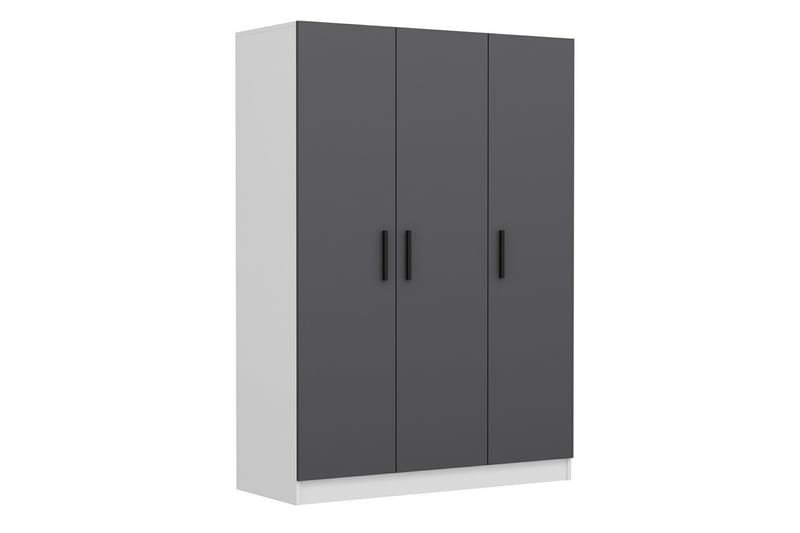 Fruitland Garderob 135 cm - Vit - Förvaring - Klädförvaring - Garderob & garderobssystem