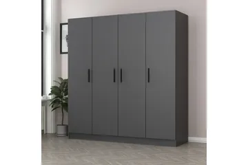 Fruitland Garderob 180 cm - Antracit - Förvaring - Klädförvaring - Garderob & garderobssystem