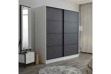 Fruitland Garderob 180 cm - Antracit - Förvaring - Klädförvaring - Garderob & garderobssystem