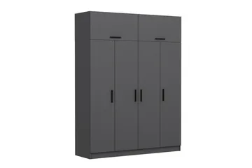 Fruitland Garderob 180 cm - Antracit - Förvaring - Klädförvaring - Garderob & garderobssystem