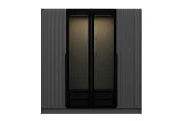 Fruitland Garderob 180 cm - Antracit - Förvaring - Klädförvaring - Garderob & garderobssystem