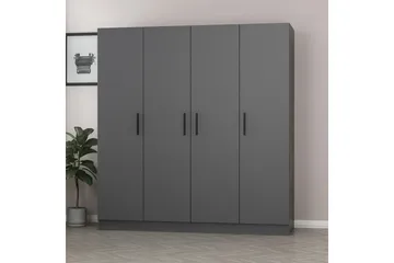 Fruitland Garderob 180 cm - Antracit - Förvaring - Klädförvaring - Garderob & garderobssystem