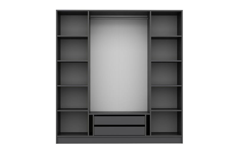 Fruitland Garderob 180 cm - Antracit - Förvaring - Klädförvaring - Garderob & garderobssystem
