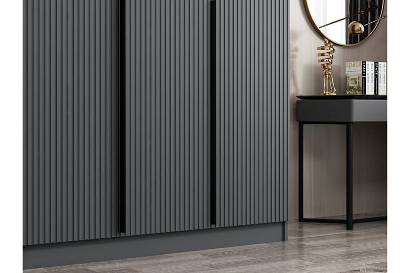 Fruitland Garderob 180 cm - Antracit - Förvaring - Klädförvaring - Garderob & garderobssystem