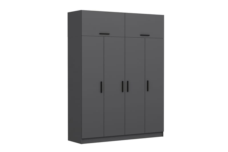 Fruitland Garderob 180 cm - Antracit - Förvaring - Klädförvaring - Garderob & garderobssystem