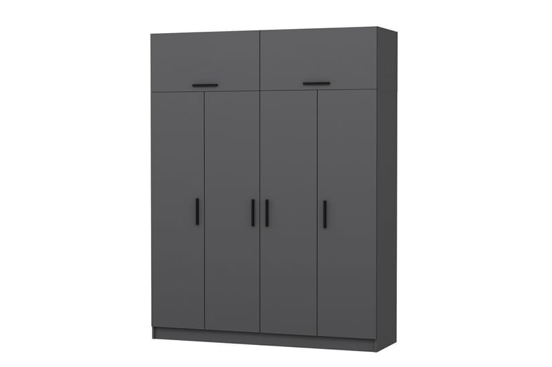 Fruitland Garderob 180 cm - Antracit - Förvaring - Klädförvaring - Garderob & garderobssystem