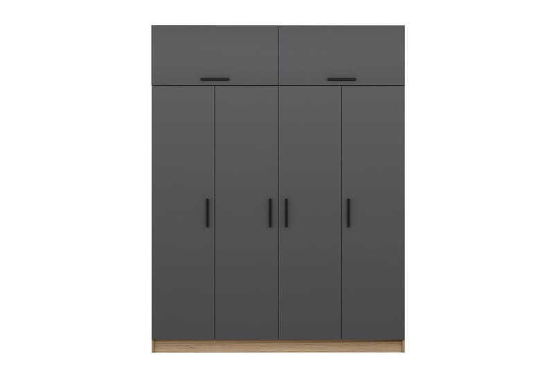 Fruitland Garderob 180 cm - Antracit - Förvaring - Klädförvaring - Garderob & garderobssystem