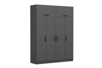 Fruitland Garderob 180 cm - Antracit - Förvaring - Klädförvaring - Garderob & garderobssystem