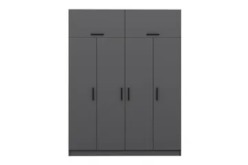 Fruitland Garderob 180 cm - Antracit - Förvaring - Klädförvaring - Garderob & garderobssystem