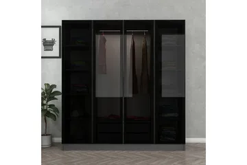 Fruitland Garderob 180 cm - Antracit - Förvaring - Klädförvaring - Garderob & garderobssystem