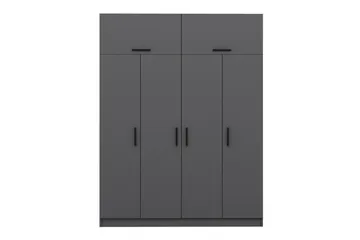 Fruitland Garderob 180 cm - Antracit - Förvaring - Klädförvaring - Garderob & garderobssystem