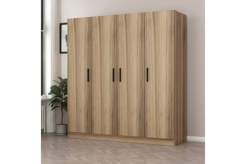 Fruitland Garderob 180 cm - Brun - Förvaring - Klädförvaring - Garderob & garderobssystem