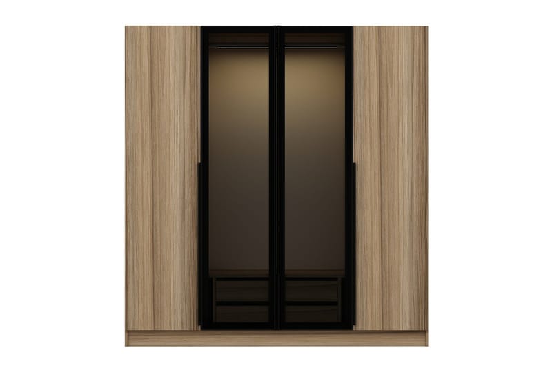 Fruitland Garderob 180 cm - Brun - Förvaring - Klädförvaring - Garderob & garderobssystem