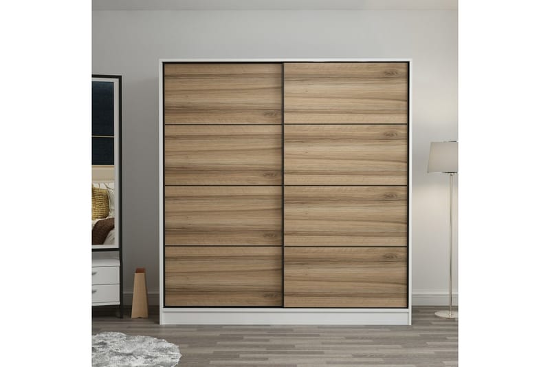 Fruitland Garderob 180 cm - Brun - Förvaring - Klädförvaring - Garderob & garderobssystem