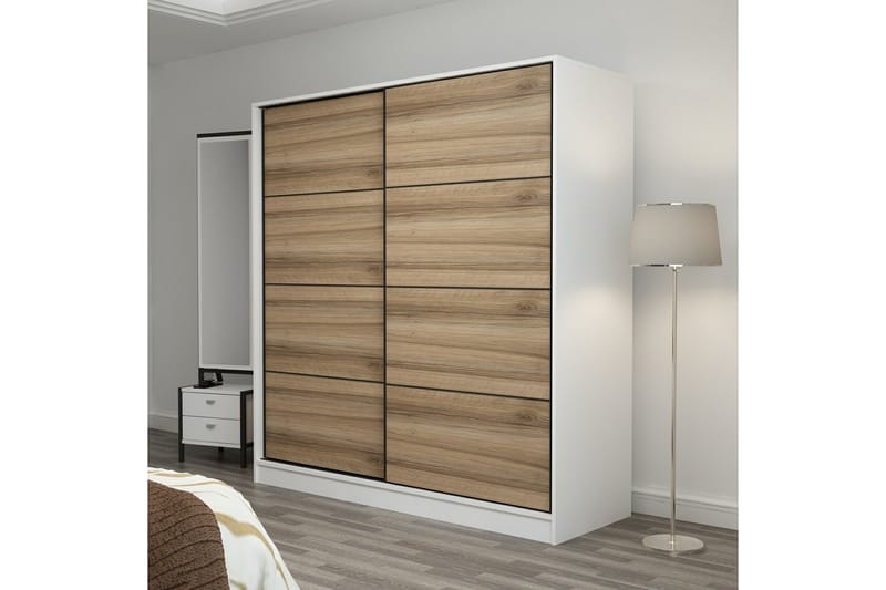 Fruitland Garderob 180 cm - Brun - Förvaring - Klädförvaring - Garderob & garderobssystem