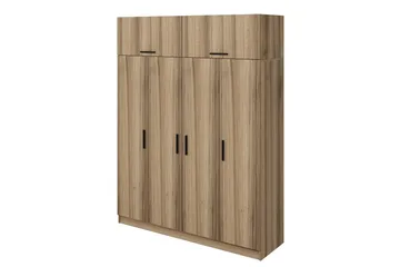 Fruitland Garderob 180 cm - Brun - Förvaring - Klädförvaring - Garderob & garderobssystem