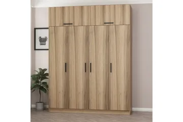 Fruitland Garderob 180 cm - Brun - Förvaring - Klädförvaring - Garderob & garderobssystem