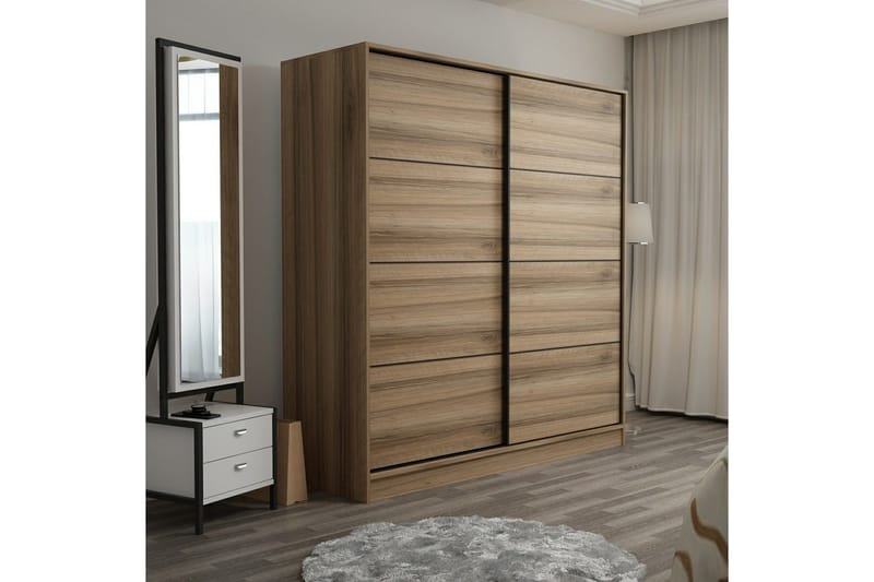 Fruitland Garderob 180 cm - Ek - Förvaring - Klädförvaring - Garderob & garderobssystem