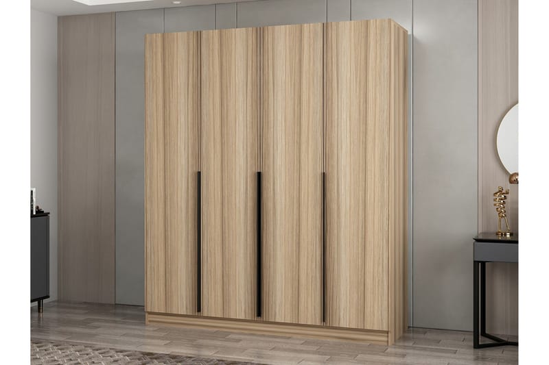Fruitland Garderob 180 cm - Ek - Förvaring - Klädförvaring - Garderob & garderobssystem