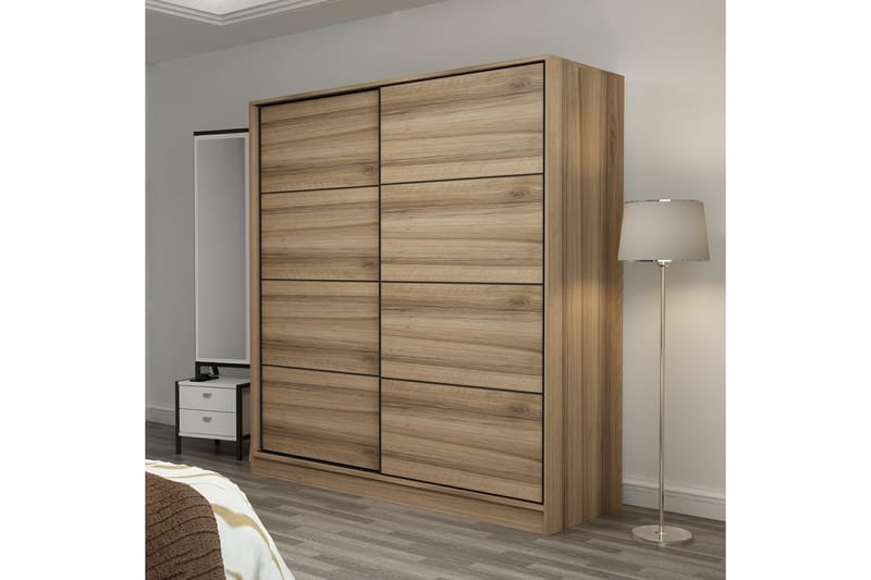 Fruitland Garderob 180 cm - Ek - Förvaring - Klädförvaring - Garderob & garderobssystem