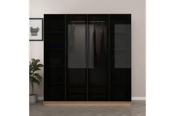 Fruitland Garderob 180 cm - Grå - Förvaring - Klädförvaring - Garderob & garderobssystem