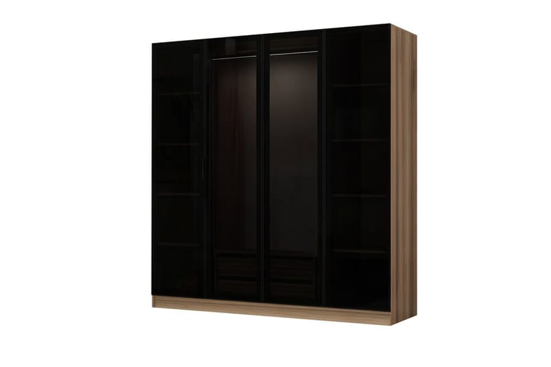 Fruitland Garderob 180 cm - Grå - Förvaring - Klädförvaring - Garderob & garderobssystem