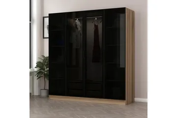 Fruitland Garderob 180 cm - Grå - Förvaring - Klädförvaring - Garderob & garderobssystem