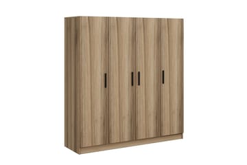 Fruitland Garderob 180 cm i Mörkt Trä - Brun - Förvaring - Klädförvaring - Garderob & garderobssystem