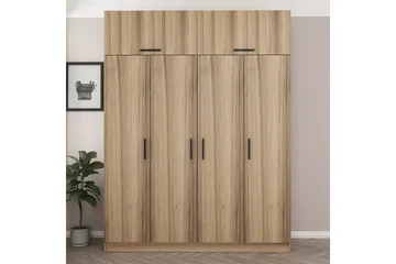 Fruitland Garderob 180 cm i Mörkt Trä - Brun - Förvaring - Klädförvaring - Garderob & garderobssystem