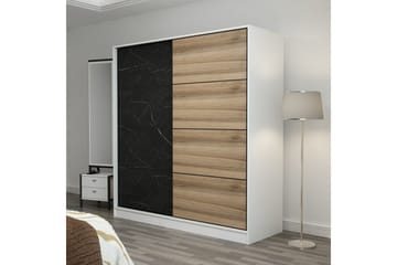 Fruitland Garderob 180 cm - Svart/Brun - Förvaring - Klädförvaring - Garderob & garderobssystem