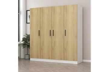 Fruitland Garderob 180 cm - Valnöt - Förvaring - Klädförvaring - Garderob & garderobssystem