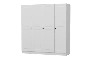 Fruitland Garderob 180 cm - Vit - Förvaring - Klädförvaring - Garderob & garderobssystem