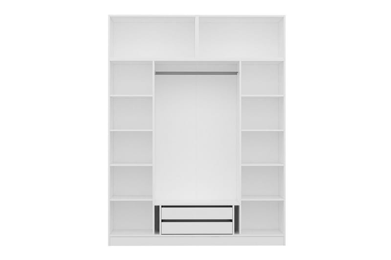 Fruitland Garderob 180 cm - Vit - Förvaring - Klädförvaring - Garderob & garderobssystem
